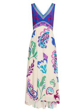 Johnny Was  Lottie Sleeveless Floral-Print Maxi Dress